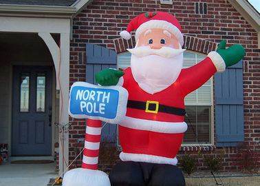 La Navidad inflable Papá Noel de los productos inflables por encargo de la publicidad para el festival