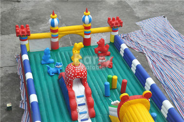 Diviértase el castillo animoso inflable del tema, equipo interior del juego de los niños del PVC de 0,55 milímetros