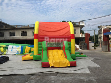 Gorila inflable de la liquidación, casa hermosa del salto con la pequeña diapositiva