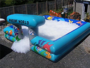 Piscina de agua portátil cuadrada, piscina inflable del hoyo de la espuma del jabón de la diversión del partido del juego al aire libre de la danza