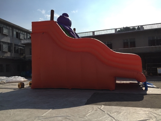 Diapositiva de salto del castillo del tamaño 0.9m m del tobogán acuático inflable adulto del PVC